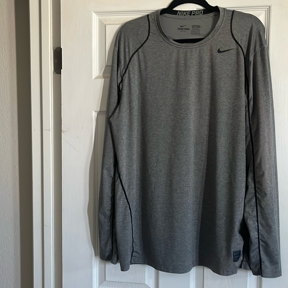 Nike Pro Dri-fit long sleeve.
